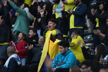 La Plata, Argentina.- En las fotos tomadas el 21 de mayo del 2023, durante el partido entre Colombia e Israel en un encuentro por la primera fecha del Grupo C del Mundial Sub-20 de Argentina en el estadio Ciudad de La Plata. Colombia se impuso a Israel por 2-1, Gustavo Puerta, fue quien anotó los goles en la selección Colombia Sub-20.