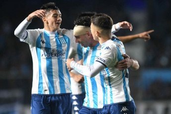 Buenos Aires, Argentina.- In the photos taken on July 24, 2023, during the match between Racing and Central Córdoba for matchday 26 of the Argentine Professional League at the President Perón Stadium (Cilindro de Avellaneda). Racing beat Central Córdoba 3-1 at home. For Racing, the goals were scored by Juan Nardoni (at 40 minutes), Agustín Ojeda (at 46 minutes) and Nicolás Oroz (at 57 minutes). For Central Córdoba the goal was scored by Enzo Kalinski (at 66 minutes).