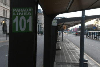 Buenos Aires, Argentina.- In the photos taken on July 7, 2023, it shows the streets of Buenos Aires in the middle of the collective strike. A collective strike and a surprise force measure on the Sarmiento Train by hierarchical employees who are demanding the approval of the Collective Agreement -signed in January 2022- left millions of passengers unable to travel who sought alternative ways to get to work.