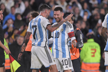 Buenos Aires - In the photo taken on September 7, 2023, with Lionel Messi's goal from a free kick, Argentina beats Ecuador 1-0. Argentina, the world champion led by its captain Lionel Messi, begins tonight its road to defend its title in the 2026 World Cup in the United States, Mexico and Canada, when it hosts Ecuador at the Monumental stadium.