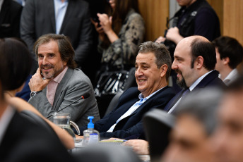 Buenos Aires.- In the photo taken on January 9, 2024, the plenary of committees of the Chamber of Deputies will debate the omnibus bill "Bases and Starting Points of the Freedom of Argentines" began at 14.30 and will be attended by officials of the Executive.
