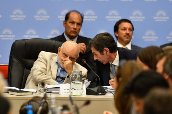 Buenos Aires.- In the photo taken on January 9, 2024, the Treasury Procurator, Rodolfo Barra. The plenary of committees of the Chamber of Deputies will debate the omnibus bill "Bases and Starting Points of the Freedom of Argentines" began at 14.30 and will be attended by officials of the Executive.