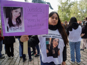 Buenos Aires, Argentina - In the photo taken on 8 March 2024, in commemoration of International Women's Day, a series of marches, acts and mobilisations took place in different cities of the country. The main rally was in the Plaza del Congreso.
