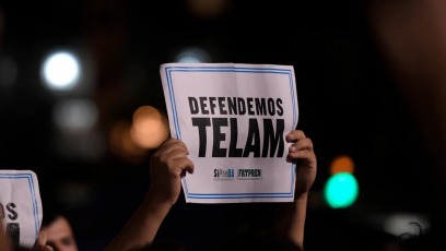 Buenos Aires, Argentina - Workers of Argentina's national news agency, Télam, held a festival on Saturday 20 April 2024 to coincide with the 79th birthday of the agency, threatened with closure by the government of Javier Milei, in Plaza Congreso from 2.30pm, bringing together a dozen artistic proposals. The festival was organised by Télam workers, the Sipreba union and the Fatpren Press Federation.