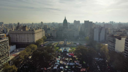 Argentina: marcha federal contra el veto de Javier Milei al financiamiento universitario