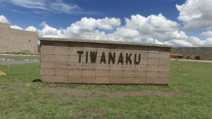 Ruinas arqueológicas de Tiwanaku en Bolivia